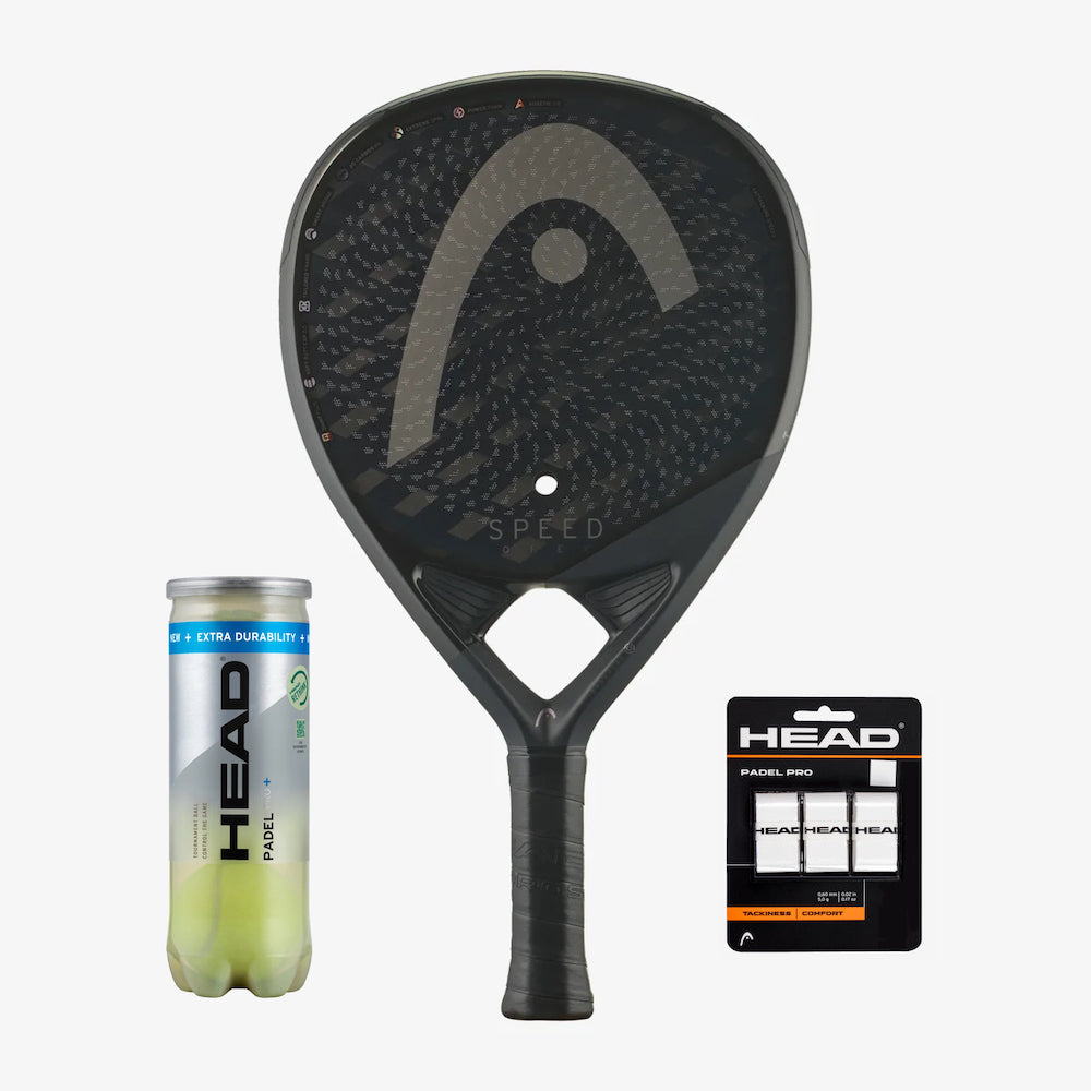 Speed One X + Padel Pro S+ Pro + Overgrip