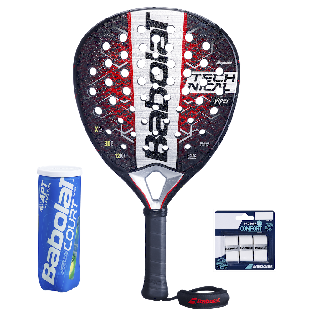 Viper Technical 2.5 2025 + Padel Court + 3-pack Overgrip