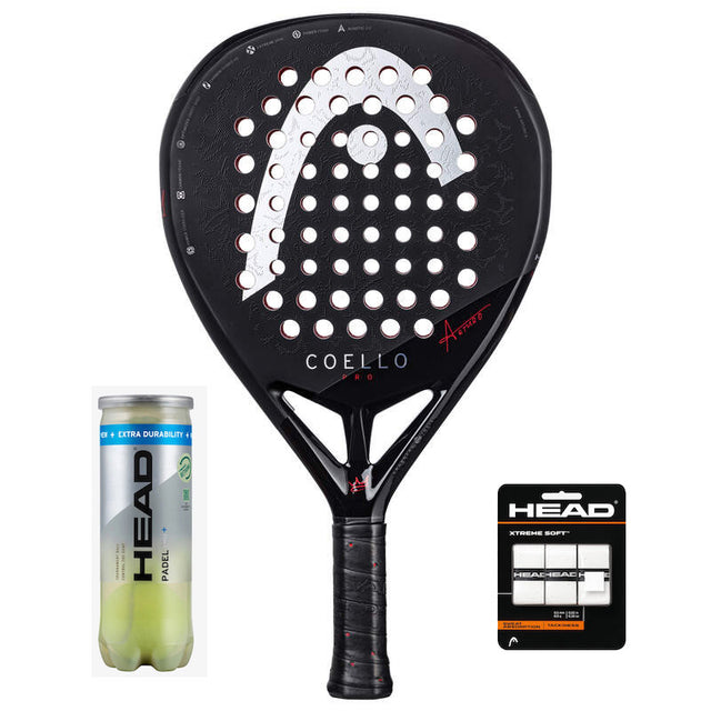 Coello Pro 2025 + 3-pack Overgrip + Padel Pro S+