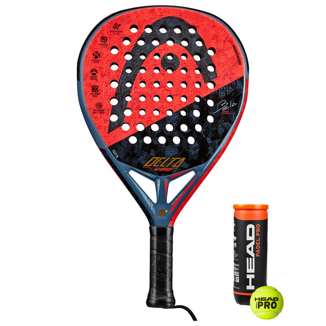 Delta Hybrid Graphene 360+ + Padel Pro 3B Padelboll